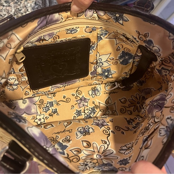 Brighton Vintage Light Tan Straw Raffia Shoulder Bag - Picture 11 of 11